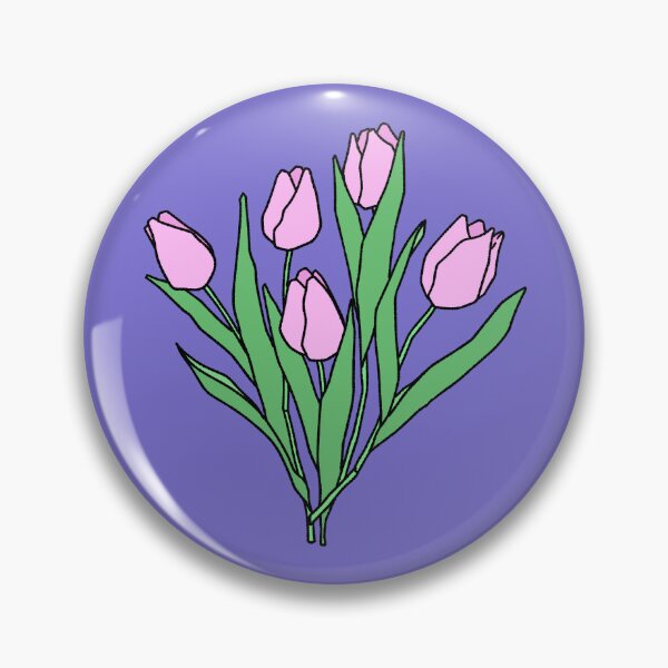 Item preview, Pink Tulip Bouquet Minimalist Floral Art designed and sold by ubborn.