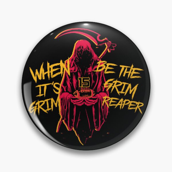 Item preview, Football Grim Reaper Graphic Tee, NFL Fan Art Shirt designed and sold by hilaryqvmargie.