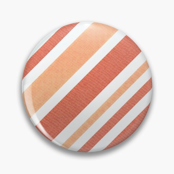 Item preview, Terracotta and Cream Retro Diagonal Stripes designed and sold by SplashTastic.