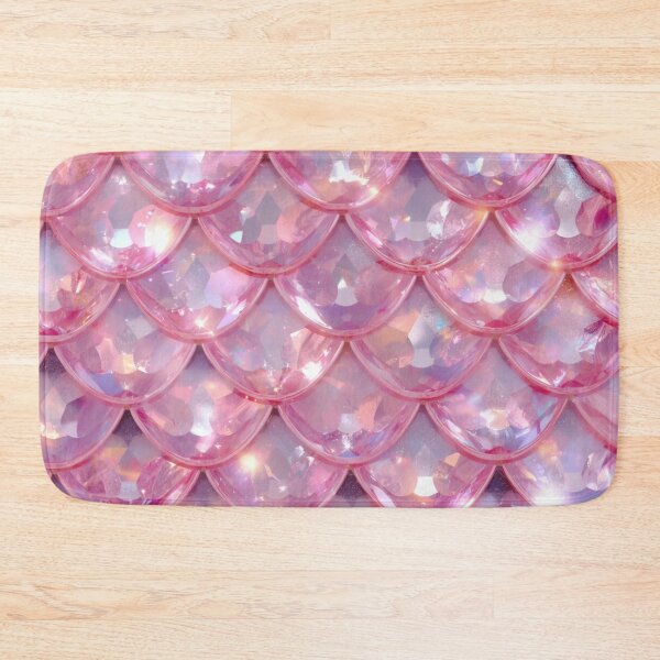 Item preview, Sparkly Cute Pink Mermaid Print designed and sold by SeaStarMermaids.