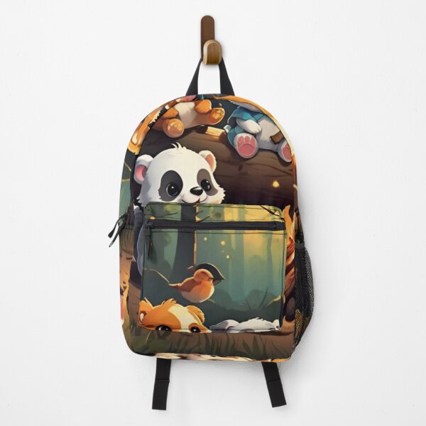 Item preview, Cute Baby Animals Hidden in Tropical Hibiscus Jungle designed and sold by CASASIS_MERCH.