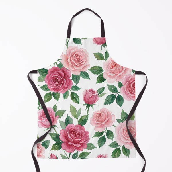 Item preview, Vibrant Pink Rose Watercolor Pattern designed and sold by wissal.studio.