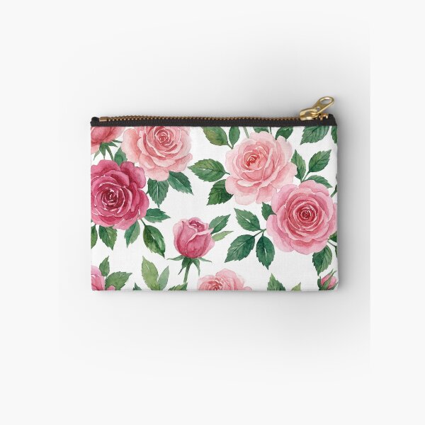 Item preview, Vibrant Pink Rose Watercolor Pattern designed and sold by wissal.studio.