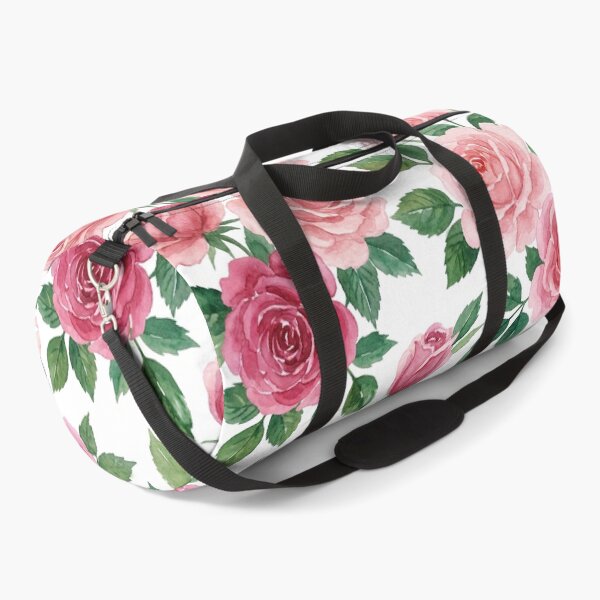 Item preview, Vibrant Pink Rose Watercolor Pattern designed and sold by wissal.studio.