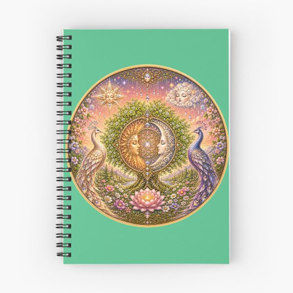 Item preview, Sacred Harmony Tree – Sun and Moon Divine Union designed and sold by sunbowjp stadio.