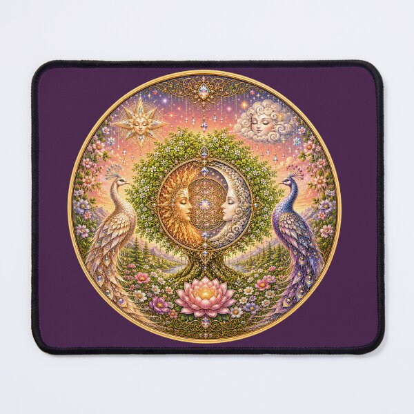 Item preview, Sacred Harmony Tree – Sun and Moon Divine Union designed and sold by sunbowjp stadio.