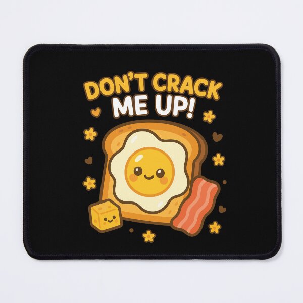 Item preview, Don't Crack Me Up Cute Egg Toast Kawaii designed and sold by Itjung-Room.