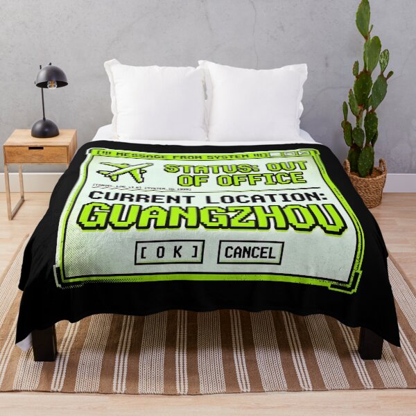 Item preview, System Out of Office Guangzhou Travel Alert designed and sold by SplashTastic.