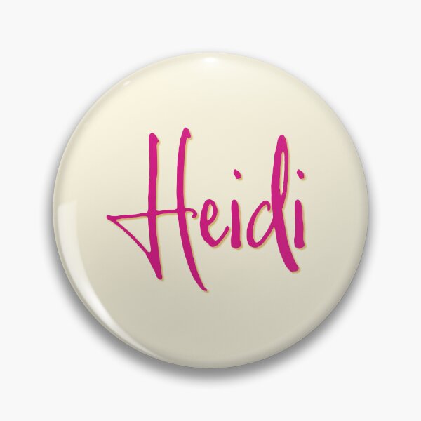 Item preview, HEIDI personalized type design designed and sold by CharlottePlaceArt.