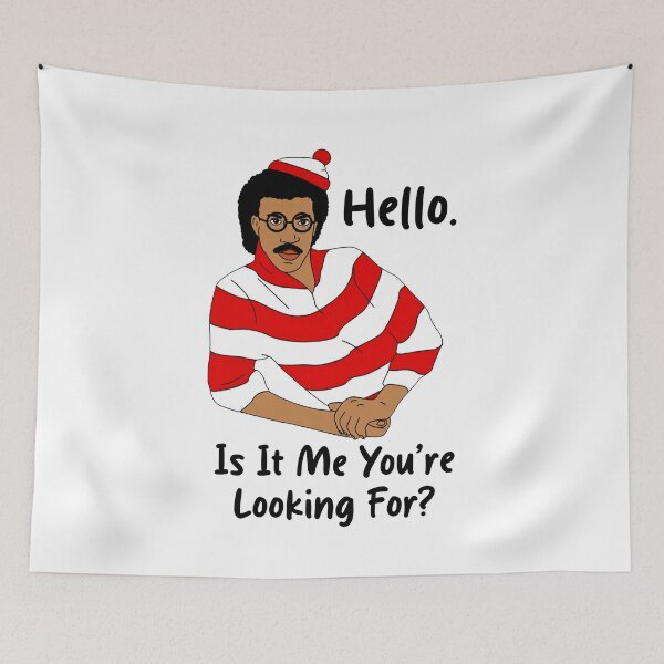 Item preview, Hello Is It Me You’re Looking For - Retro Pop Illustration, Fun Nostalgic Cartoon Design designed and sold by fheedranovn.