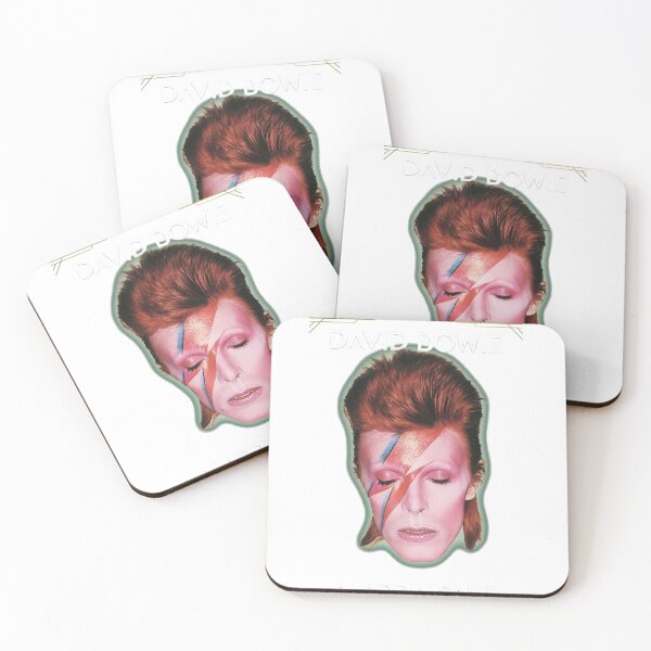 Item preview, Iconic Lightning Face Glam Rock Portrait designed and sold by NeonMashup.