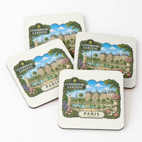 Item preview, Luxembourg Gardens, Paris, France - Palace Fountain Park designed and sold by Myra365Art.