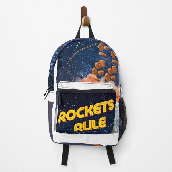 Item preview, Rockets Rule Nugget Explosion Space Art designed and sold by NeonMashup.