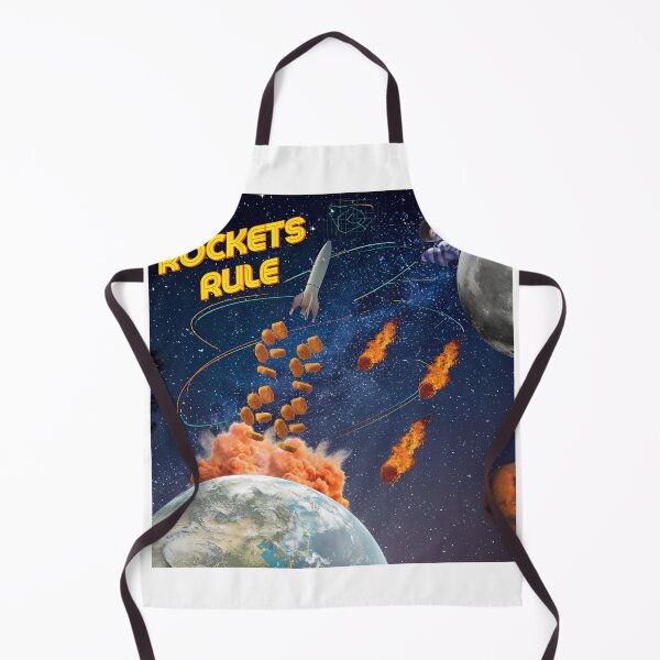 Item preview, Rockets Rule Nugget Explosion Space Art designed and sold by NeonMashup.