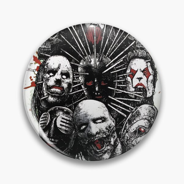 Item preview, Aggressive Mask Collage Grunge Band designed and sold by NeonMashup.