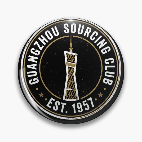 Item preview, Guangzhou Sourcing Club Vintage Badge designed and sold by SplashTastic.
