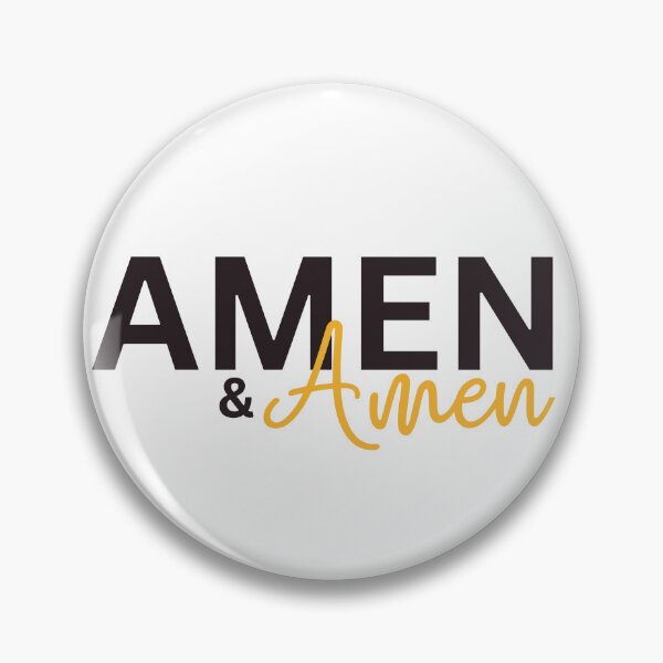 Item preview, Amen and Amen – Christian Faith Declaration Quote designed and sold by Verse & Vibes.