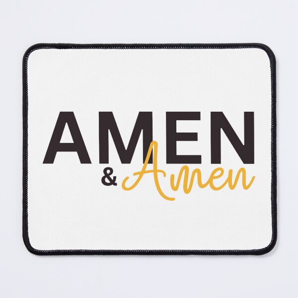 Item preview, Amen and Amen – Christian Faith Declaration Quote designed and sold by Verse & Vibes.