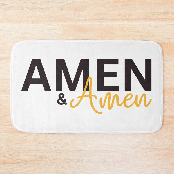Item preview, Amen and Amen – Christian Faith Declaration Quote designed and sold by Verse & Vibes.