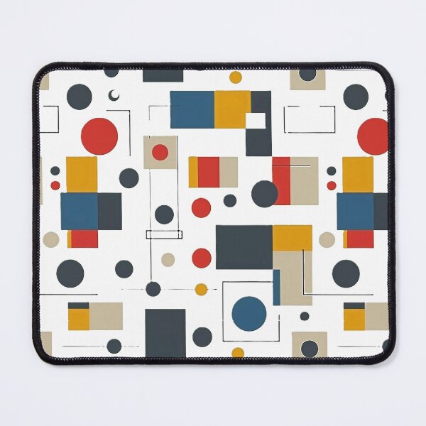 Item preview, Abstract Geometric Bauhaus Pattern Modern Shapes Design designed and sold by SouthPrint.