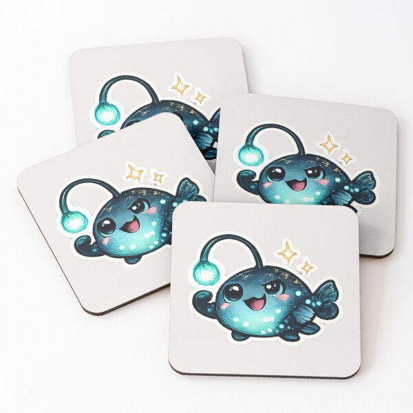 Item preview, Kawaii cute lanternfish for zoology fans designed and sold by DamioPolArt.