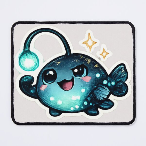 Item preview, Kawaii cute lanternfish for zoology fans designed and sold by DamioPolArt.