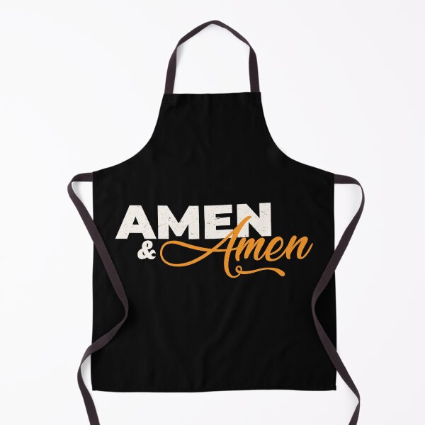 Item preview, Amen and Amen – Minimal Christian Typography Design designed and sold by Verse & Vibes.