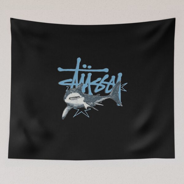 Item preview, Shark Streetwear Ocean Predator Blue Graffiti Classic T-Shirt designed and sold by Lilbahlil.