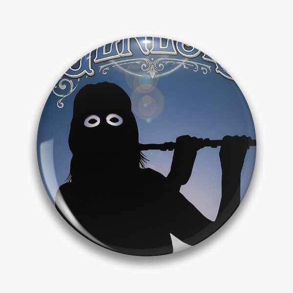 Item preview, Retro Rock Flute Player Silhouette Art designed and sold by sawsan-art.