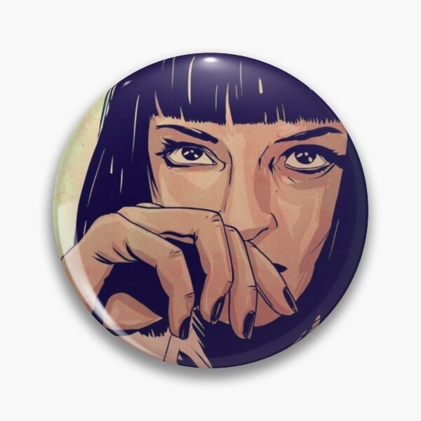 Item preview, Pulp Fiction Mia Wallace Pop Art Portrait designed and sold by Vicky021.