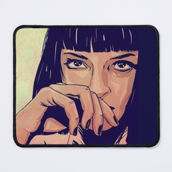 Item preview, Pulp Fiction Mia Wallace Pop Art Portrait designed and sold by Vicky021.