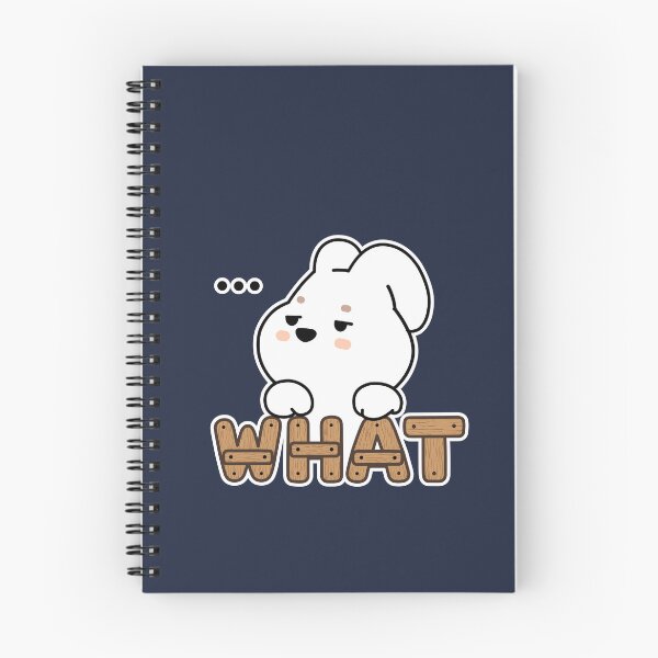 Item preview, Hoppang WHAT? Cute Annoyed Bunny Meme designed and sold by tongstudio.