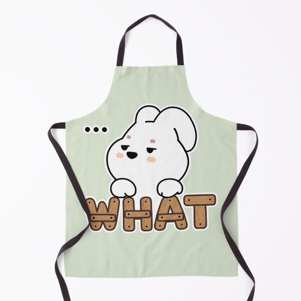 Item preview, Hoppang WHAT? Cute Annoyed Bunny Meme designed and sold by tongstudio.