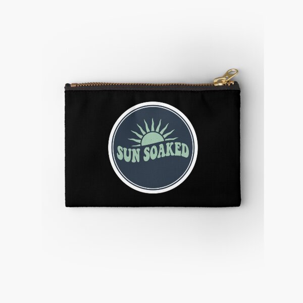 Item preview, Sun Soaked Retro Summer Beach Aesthetic Sticker designed and sold by FestivityFinds.