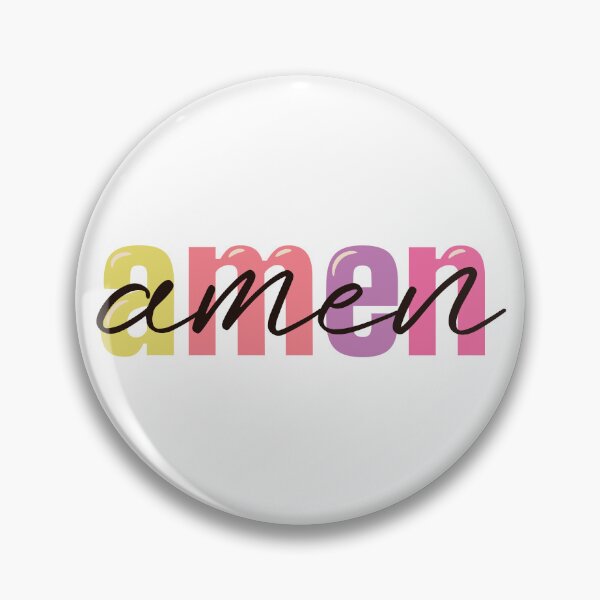 Item preview, Amen – Christian Praise and Worship Quote designed and sold by Verse & Vibes.