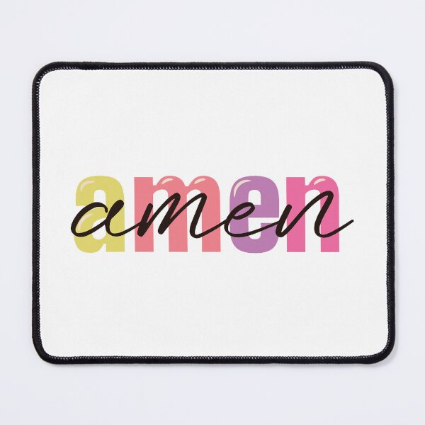 Item preview, Amen – Christian Praise and Worship Quote designed and sold by Verse & Vibes.