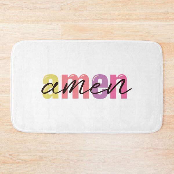Item preview, Amen – Christian Praise and Worship Quote designed and sold by Verse & Vibes.