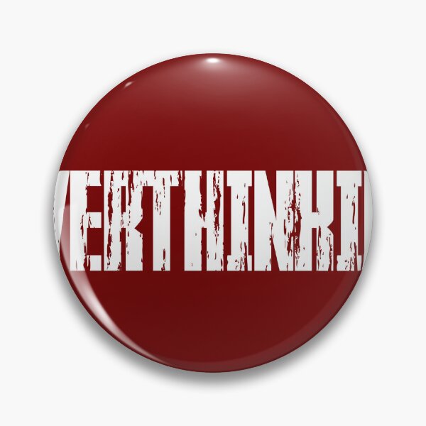 Item preview, Overthinking  designed and sold by PatchBuddy.lol.