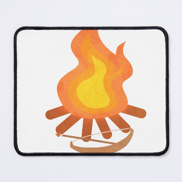 Item preview, Cozy Campfire and Archer Bow Sticker designed and sold by simranart111.