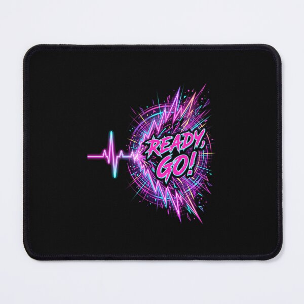 Item preview, Ready Go Retro Pulse Start Sign designed and sold by SplashTastic.
