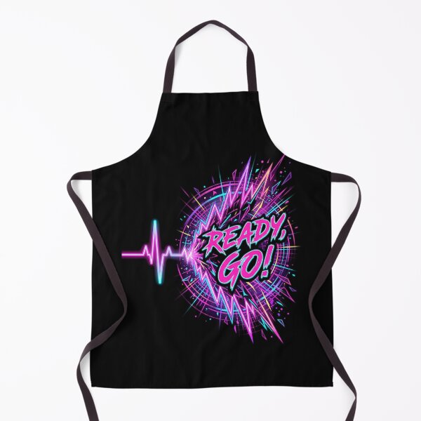 Item preview, Ready Go Retro Pulse Start Sign designed and sold by SplashTastic.