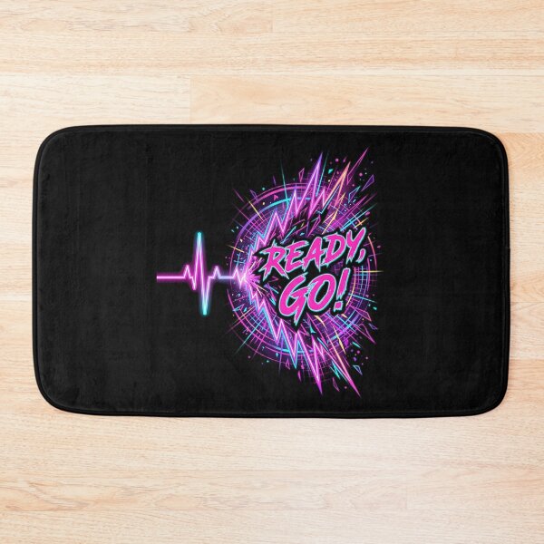 Item preview, Ready Go Retro Pulse Start Sign designed and sold by SplashTastic.