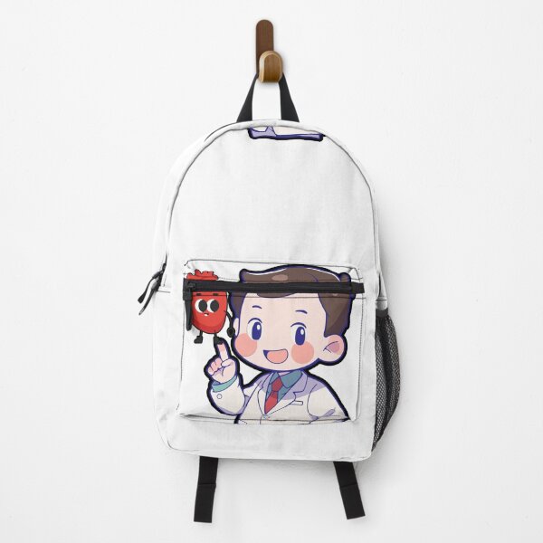 Item preview, Cute Doctor with Happy Heart Chibi Sticker designed and sold by DoodleIntricate.
