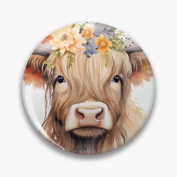 Item preview, Highland cow designed and sold by Zebaiche.