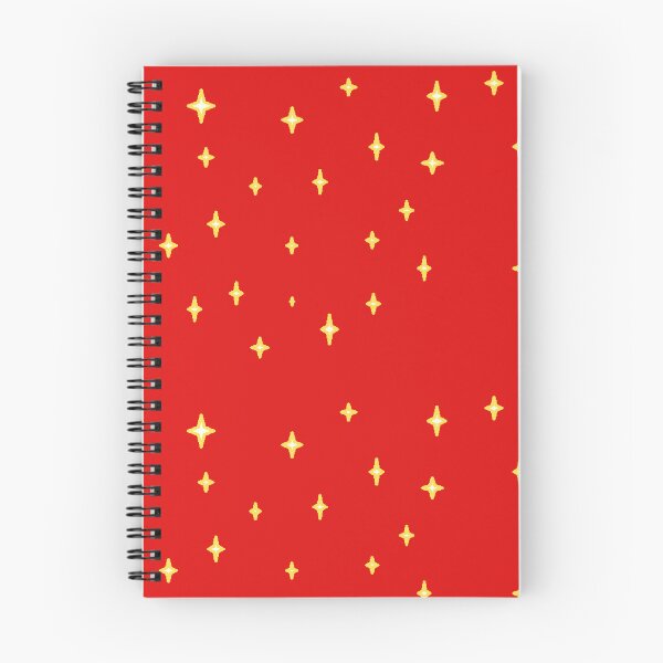 Item preview, twinkle golden stars on red designed and sold by SrihithaStudio.
