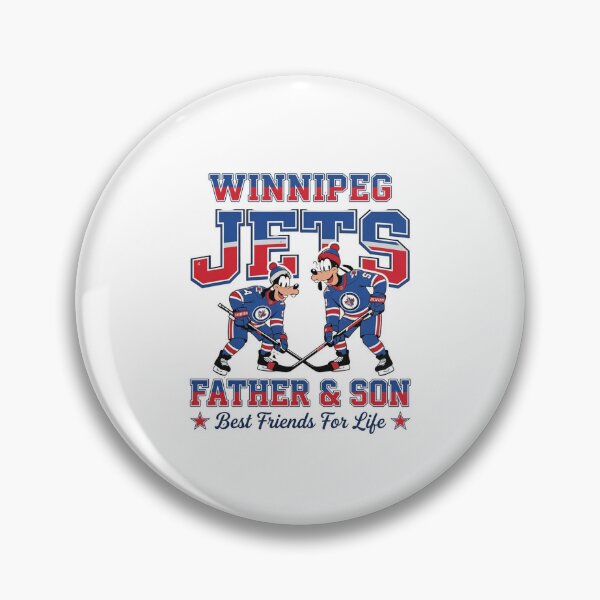 Item preview, Goofy Winnipeg Jets Father And Son Best Friends For Life designed and sold by PinkiesArts.