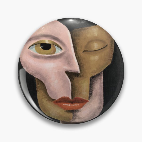 Item preview, Abstract Earth Tone Cubism Portrait designed and sold by aekritdeach.