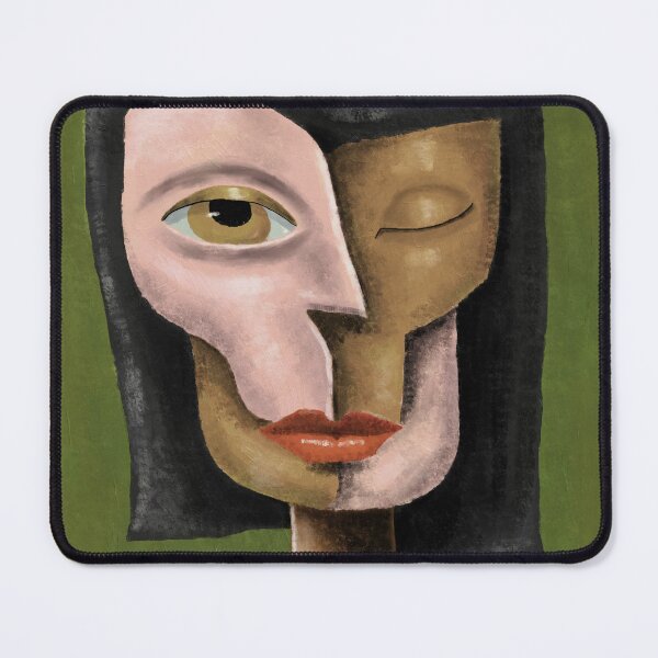 Item preview, Abstract Earth Tone Cubism Portrait designed and sold by aekritdeach.