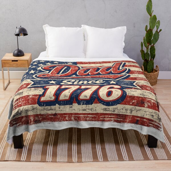 Item preview, Dad Since 1776 Patriotic American Flag Design designed and sold by BestKindStudio.