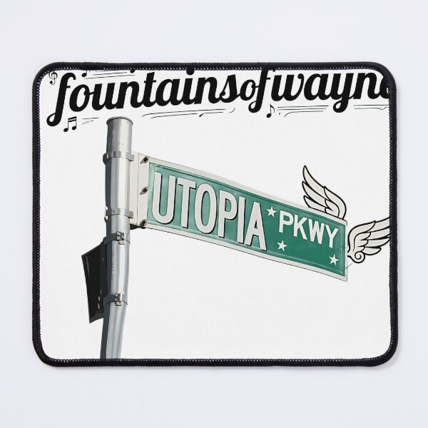 Item preview, Utopia Pkwy Street Sign Retro Music  designed and sold by Echomyriad.